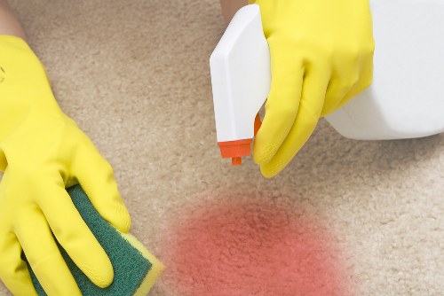 Customer concern review during carpet cleaning complaint handling